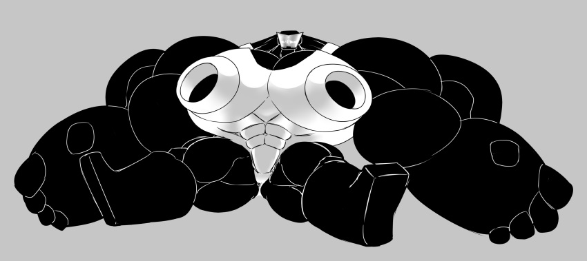 absurd_res bulge chastity_(disambiguation) dragmon growth hi_res male muscle_growth muscular newgrounds null null_bulge tankman transformation