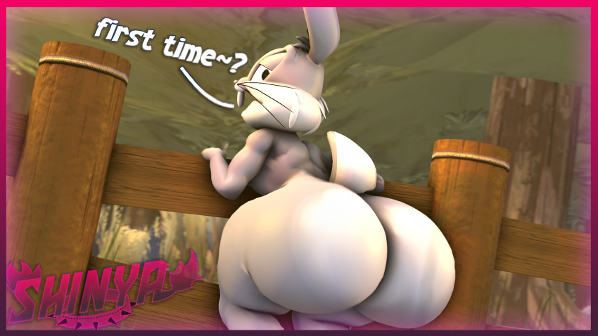 3d_(artwork) anthro bugs_bunny digital_media_(artwork) hi_res looney_tunes male rabbbit shinyagaia short_stack solo source_filmmaker thick_thighs warner_brothers