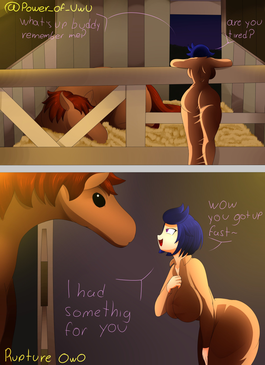 absurd_res barn brawl_stars english_text equid equine female hi_res horse mammal ruptureowo text