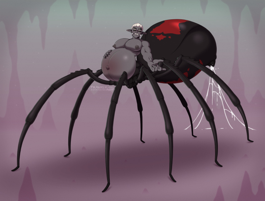 ambiguous_gender andromorph animal_humanoid arachnid arachnid_humanoid arachnid_taur araneomorph arthropod arthropod_humanoid arthropod_taur beckoning belly big_belly big_nipples big_pecs black_widow_spider cave claws dark_eyes drider dungeons_and_dragons ejaculation fangs frankly-art gesture hair hasbro humanoid humanoid_taur intersex looking_at_viewer male moobs muscular muscular_male nails navel nipples nude pecs pregnant pregnant_male slightly_chubby solo spider spider_humanoid spider_taur spider_web spinnerets squirting_web stalactite stalagmite taur teeth theridiid white_hair widow_spider wizards_of_the_coast