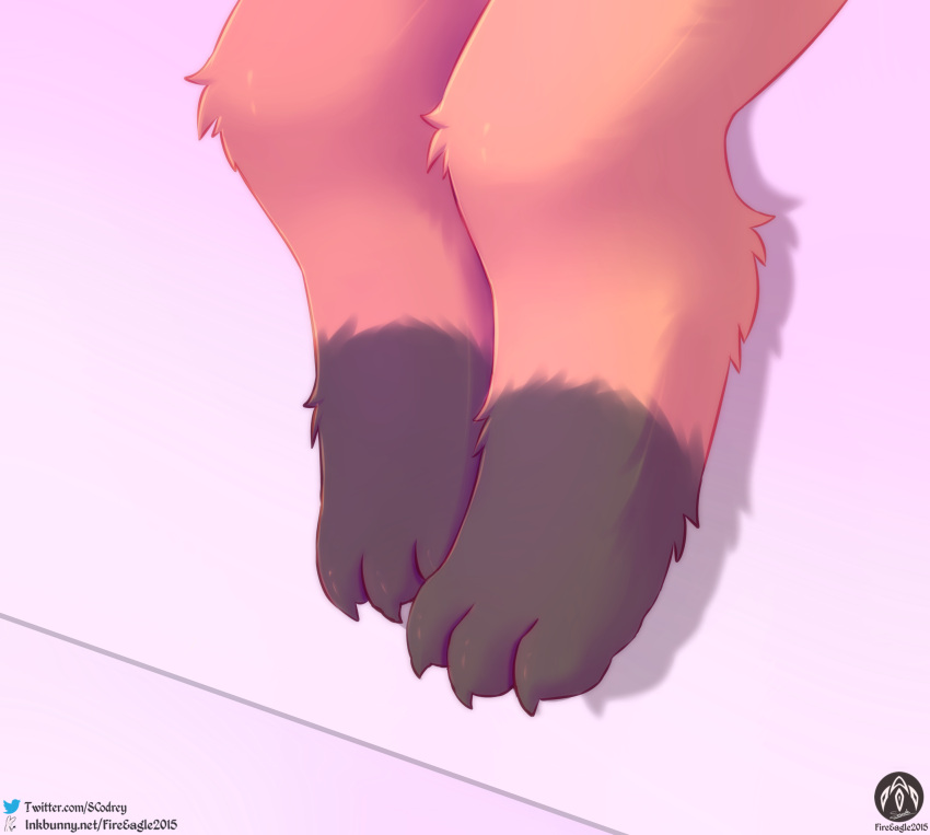 absurd_res ambiguous_gender anthro canid canine crossed_legs foot_shot fox hi_res mammal nia_(senz) paws senz sitting solo text url