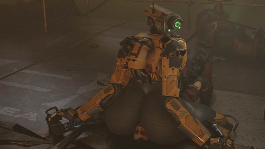 absurd_res big_butt butt dominant dominant_male duo facesitting girly hi_res huge_butt human humanoid jack_cooper_(titanfall) machine male male/male mammal metal metallic_body mrvn pyro_enthusiast robot sitting sitting_on_another smothering spread_legs spreading submissive submissive_male thick_thighs wide_hips