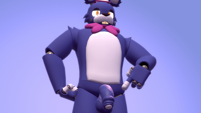 anthro bonnie_(fnaf) fan_character five_nights_at_freddy's genitals hi_res male male/male penis richardbunbon scottgames solo