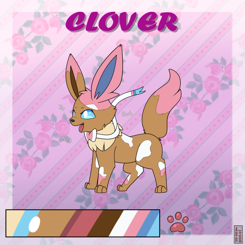 1:1 2023 absurd_res ambiguous_gender aztepyeen blue_body blue_ears blue_fur blue_sclera brown_body brown_ears brown_fur character_name clover_sylvee eevee eeveelution eyelashes feral fur generation_1_pokemon generation_6_pokemon hi_res hybrid model_sheet multicolored_body multicolored_ears multicolored_fur neck_tuft nintendo open_mouth pawpads paws pink_body pink_ears pink_fur pink_pawpads pink_tail pink_tail_tip pokemon pokemon_(species) quadruped sewn_(markings) sewn_body signature smile solo stitched_body stitched_markings sylvee sylveon tail tan_body tan_fur text tongue tongue_out tuft two_tone_body two_tone_ears two_tone_fur white_body white_eyes white_fur