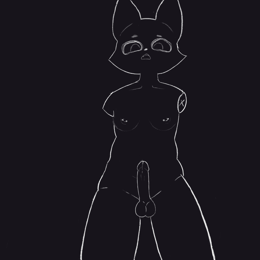 1:1 2023 :o anthro aroused balls biped bodily_fluids bottomless breasts canid canine canis clothed clothing detachable detachable_limbs disability dripping erect_nipples exhibitionism eye_contact foreskin fox genital_fluids genitals girly hi_res hollow_eyes leaking_precum line_art looking_at_another looking_at_viewer looking_down luna_c male mammal monochrome navel nipple_piercing nipples nude nude_anthro nude_male open_mouth penile penis piercing plantigrade precum precum_drip precum_string presenting pubes simple_background skinny small_breasts snout solo solo_focus standing teeth teeth_showing topless topless_male uncircumcised_penis