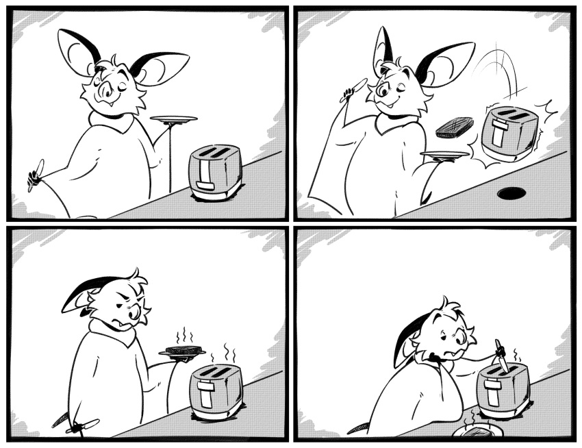 absurd_res anthro attempted_suicide bat border comic comic_panel dan_(danglebat) danglebat greyscale hi_res humor implied_suicide joke kristalkarma male mammal monochrome self_harm solo white_border