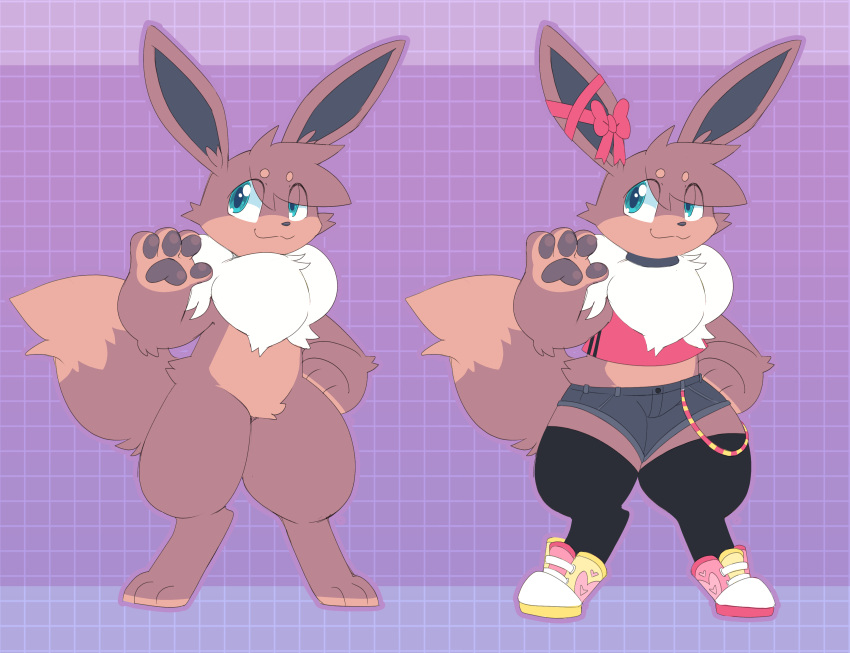 absurd_res adopt anthro chesire eevee generation_1_pokemon hi_res kemono model_sheet nintendo nma not_my_art pixelyteskunk pokemon pokemon_(species) sheet_(disambiguation)