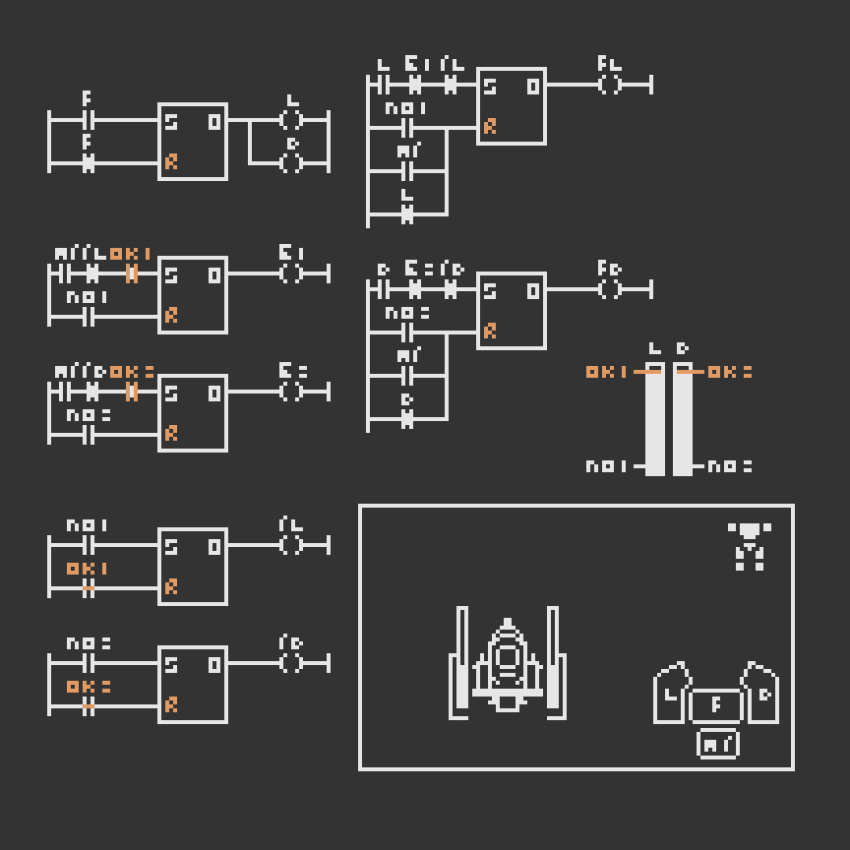 animated animated_gif bar_graph battle_of_titans diagram firing gameplay_mechanics gatling_gun ironbeta little_shon_(battle_of_titans) mecha minigun pixel_art robot simple_background user_interface walker