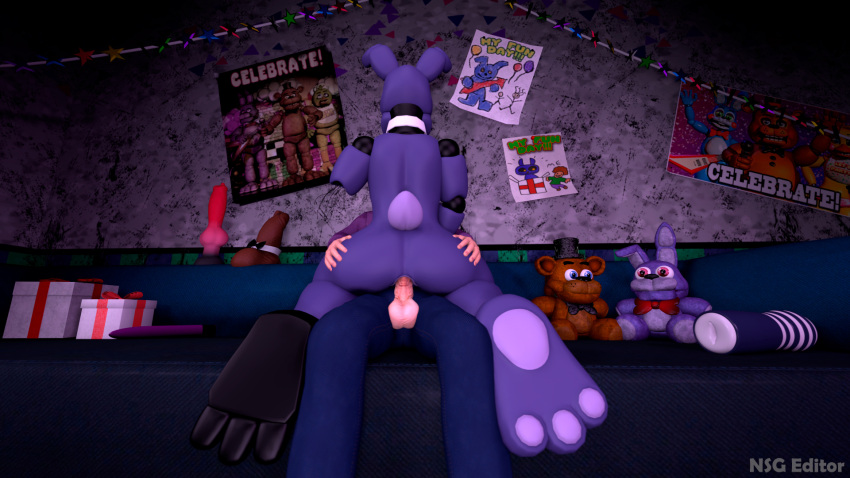 16:9 2023 3d_(artwork) anal anal_penetration animatronic anthro balls butt digital_media_(artwork) dildo duo erection five_nights_at_freddy's five_nights_at_freddy's_2 from_front_position genitals gift hi_res lagomorph leporid machine male male/male male_penetrated male_penetrating male_penetrating_male mammal mastery_position nsg_editor nude penetrable_sex_toy penetration penis plushie poster rabbit robot scottgames sex sex_toy source_filmmaker widescreen withered_bonnie_(fnaf)