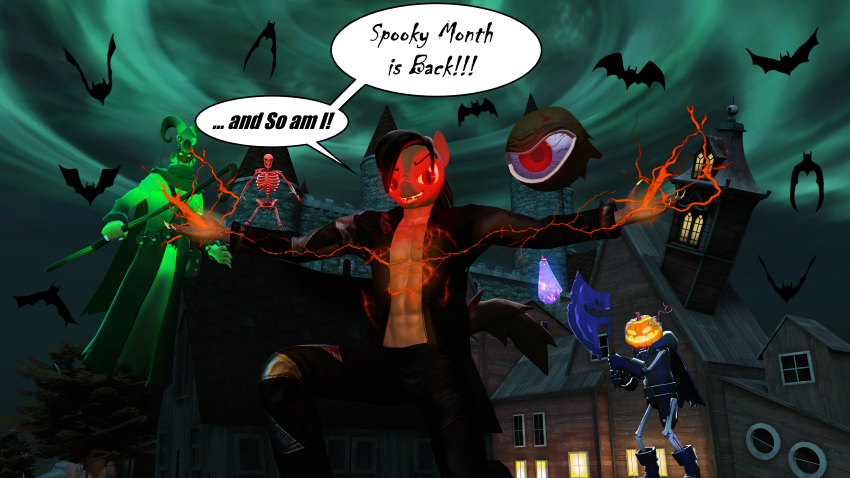 3d_(artwork) absurd_res anthro bat bone crossover dialogue digital_media_(artwork) electricity equid equine fan_character garry's_mod ghost group headless_horseman hi_res horse human humanoid kurt_marek_(mr-wolfapex) lightning mammal merasmus monoculus monster mr-wolfapex skeleton spirit team_fortress_2 valve vampire vampony