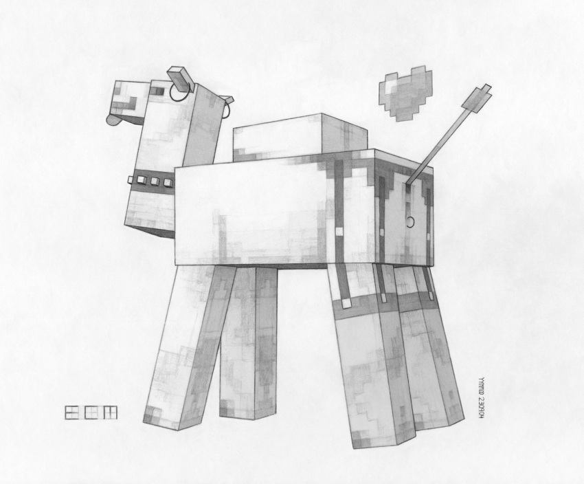 camel camel_(minecraft) camelid clothing ecmajor female feral genitals hi_res lingerie mammal microsoft minecraft mojang monochrome on_model pussy solo xbox_game_studios