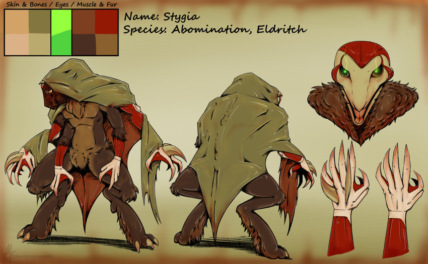 4_arms 6_fingers body_horror claws digitigrade double_thumbs fingers flesh hi_res invalid_tag mammal masterzoroark666 model_sheet monster multi_arm multi_limb murid murine muscular rat rat_skull rodent skin skin_coat skinless skinned vein