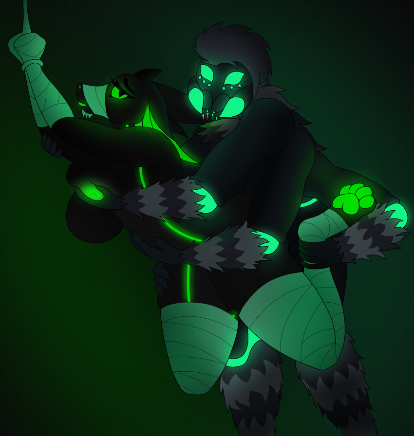 absurd_res ankle_grab anthro arachnid araneomorph arthropod arthropod_webbing big_breasts bite bound breast_grab breasts clothing dragon duo ear_bite female fur glowing glowing_eyes glowing_lips glowing_markings glowing_nipples grope hair hand_on_breast hi_res horn jumping_spider leg_grab legwear lips male male/female markings nipples pawpads questionable_consent silk silk_clothing spider squish thigh_highs thigh_squish torrent_amador venom web_bondage zaks zaks(artist)