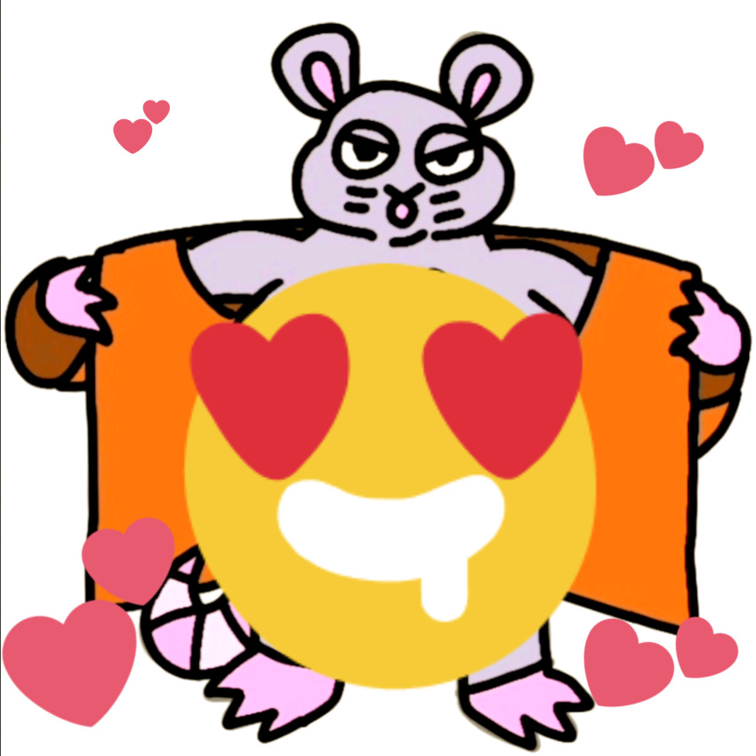 anthro chubbybunnymaster clothing coat hi_res male mammal murid murine rat rodent rodney rodney's smile smirk solo surprise the topwear trenchcoat undressing zesty
