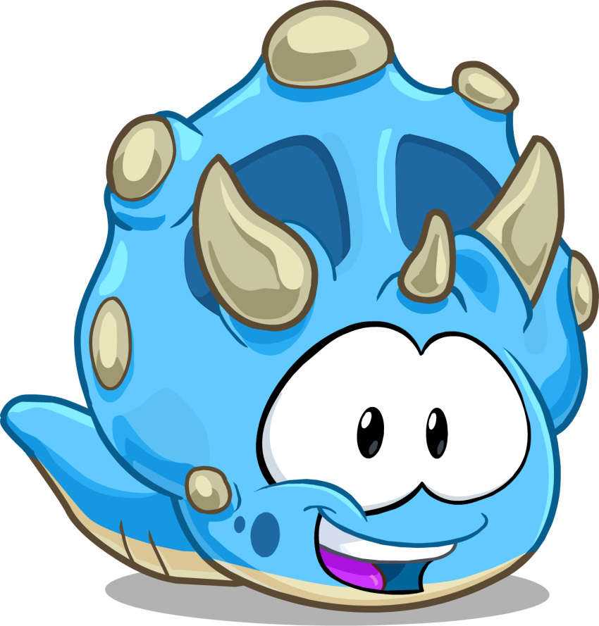 alpha_channel ambiguous_gender club_penguin dinosaur_puffle full-length_portrait hi_res horn looking_at_viewer official_art open_mouth portrait puffle solo unknown_artist upper_teeth