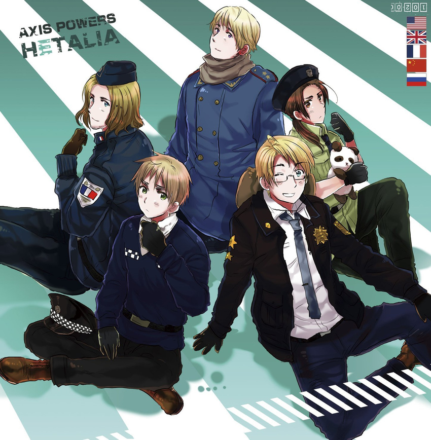 america china france hetalia_axis_powers himaruya_hidekazu jpeg_artifacts male russia united_kingdom