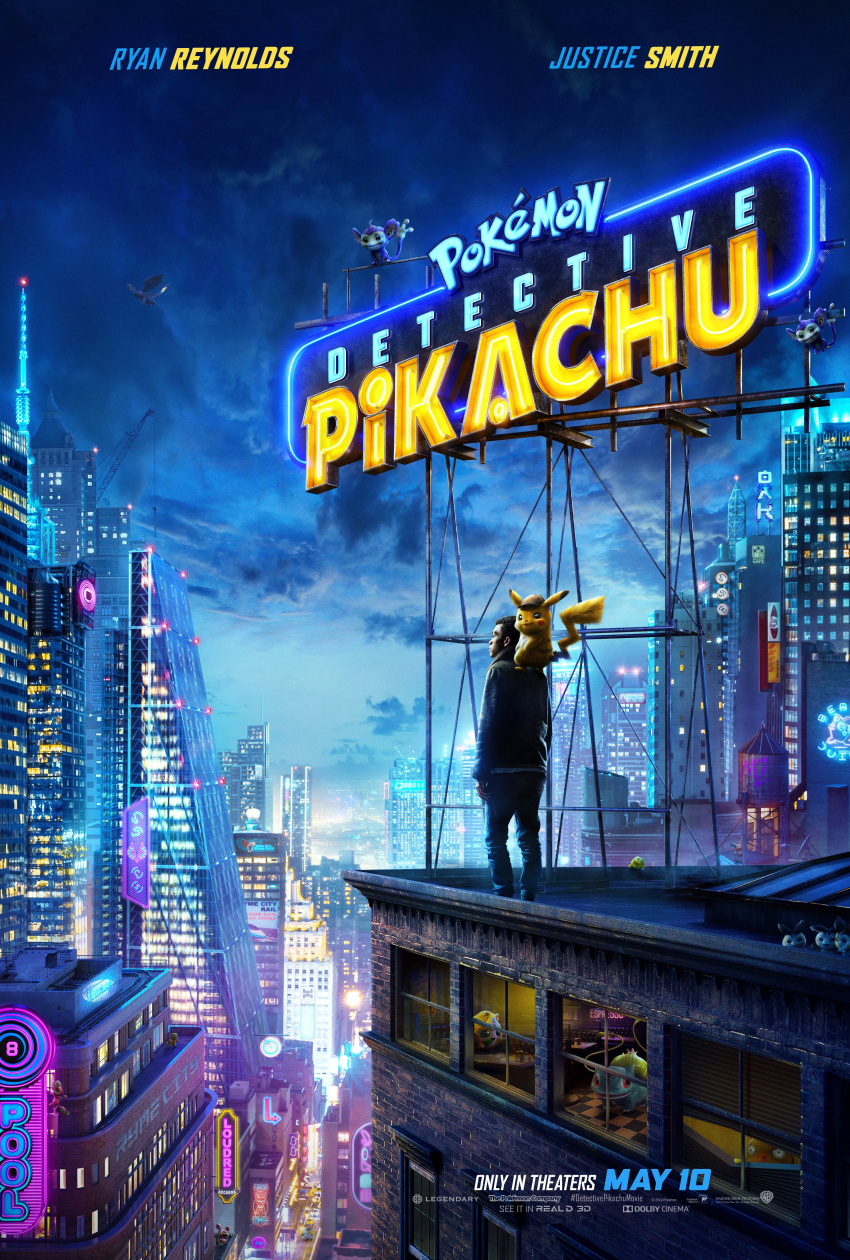 absurd_res aipom ambiguous_gender building bulbasaur charizard clothing cloud detailed_background detective_pikachu emolga english_text hi_res human jigglypuff joltik legendary_pok&eacute;mon loudred male mammal mewtwo mr._mime night nintendo official_art pikachu pok&eacute;mon pok&eacute;mon_(species) psyduck snorlax squirtle text treecko video_games window