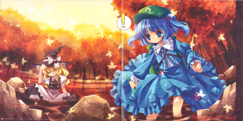 absurdres female highres kappa kawashiro_nitori kirisame_marisa touhou witch