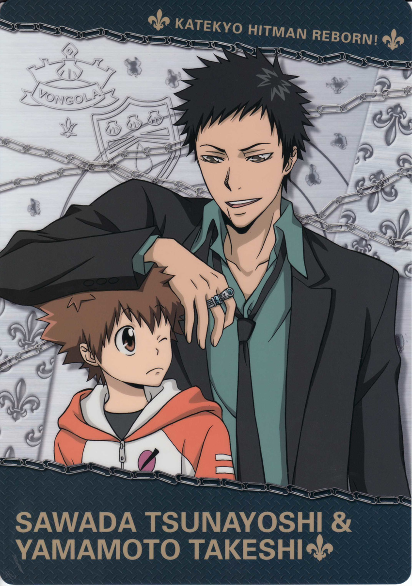 katekyo_hitman_reborn! male sawada_tsunayoshi tagme yamamoto_takeshi