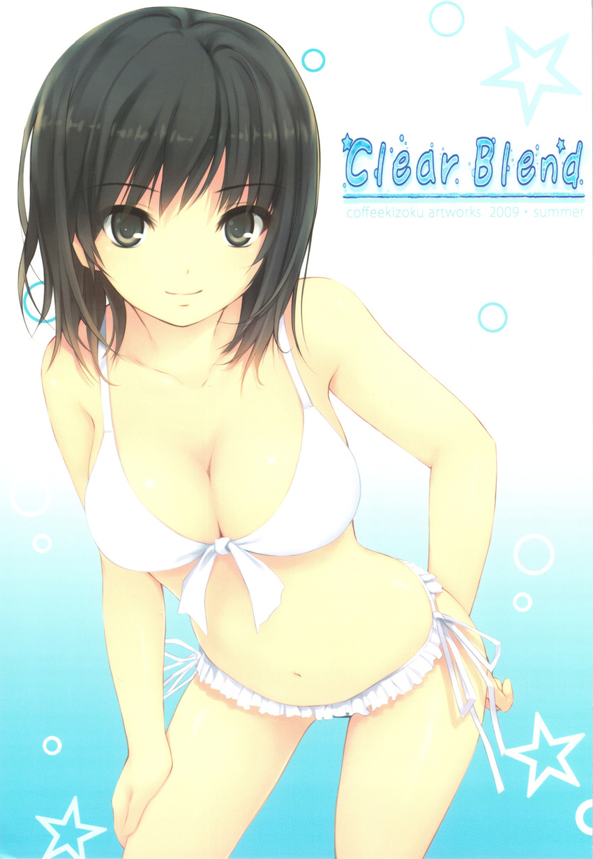 bikini cleavage coffee-kizoku royal_mountain swimsuits