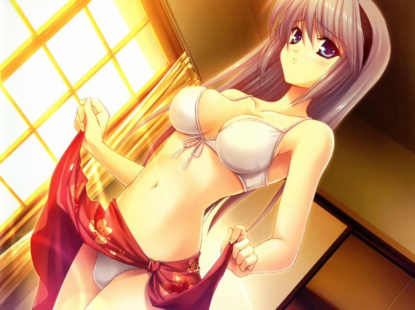 bikini clannad cleavage fumio key sakagami_tomoyo swimsuits tomoyo_after_~it's_a_wonderful_life~