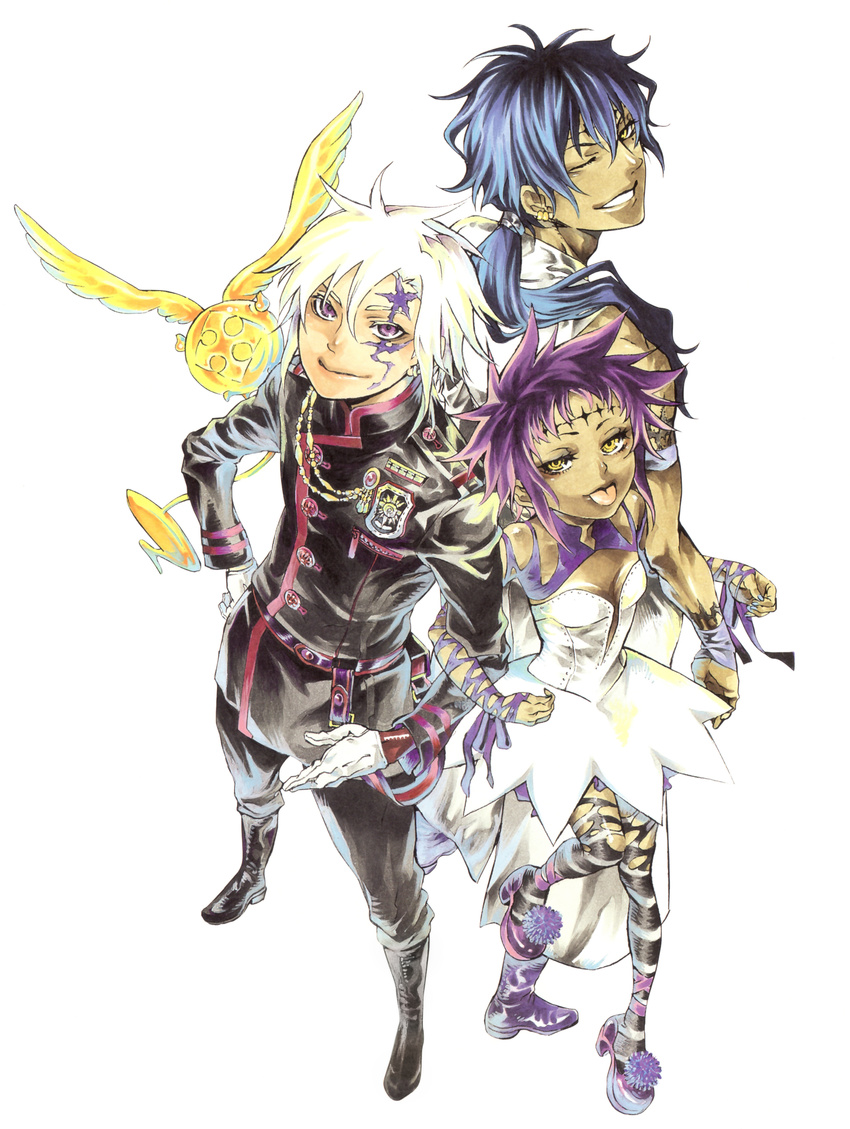 allen_walker d.gray-man hoshino_katsura road_kamelot tyki_mikk