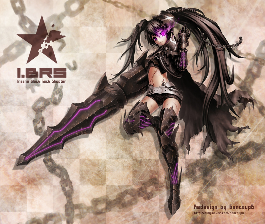 black_rock_shooter black_rock_shooter_(character) gencoupb insane_black_rock_shooter tagme