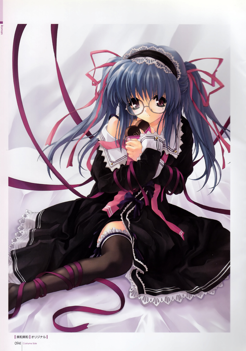 gothic_lolita lolita_fashion megane miwa_yoshikazu synthetic_garden thigh-highs