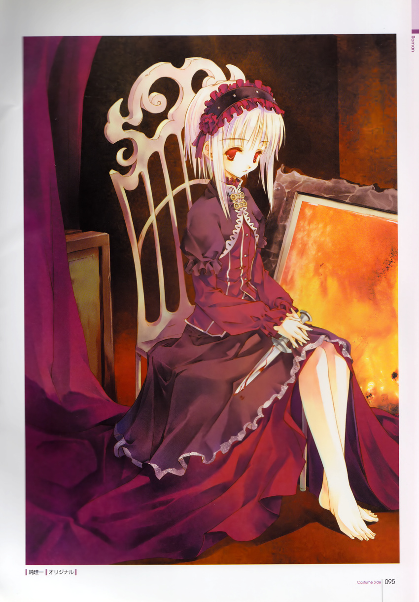 blood dress lolita_fashion sumi_keiichi tagme