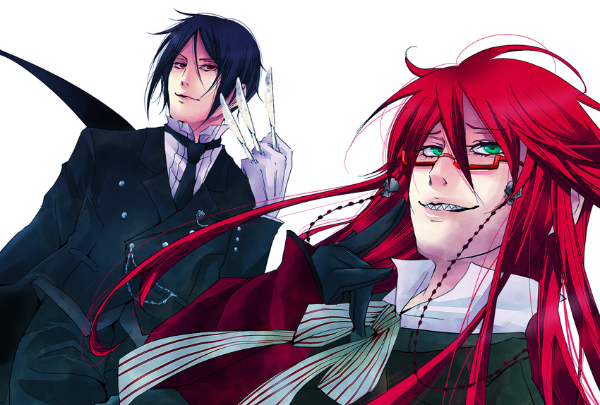 grell_sutcliff kuroshitsuji male sebastian_michaelis tagme