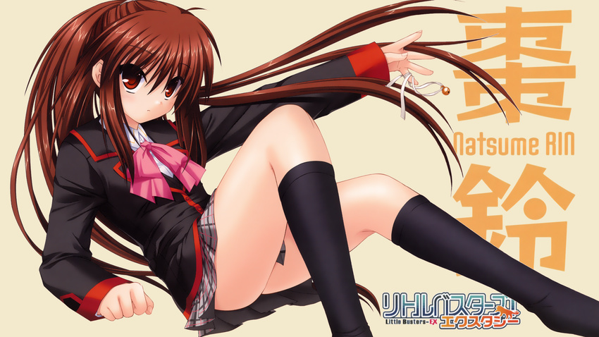 key little_busters! na-ga natsume_rin seifuku wallpaper