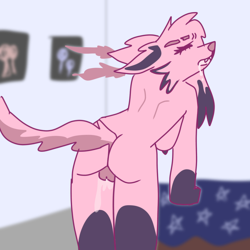 anonymous_artist anthro canid canine canis dripping female hi_res invalid_tag mammal solo wolf