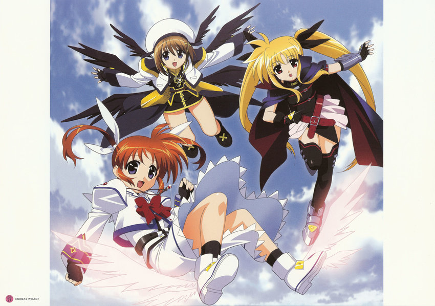 absurdres fate_testarossa highres lyrical_nanoha mahou_shoujo_lyrical_nanoha takamachi_nanoha yagami_hayate