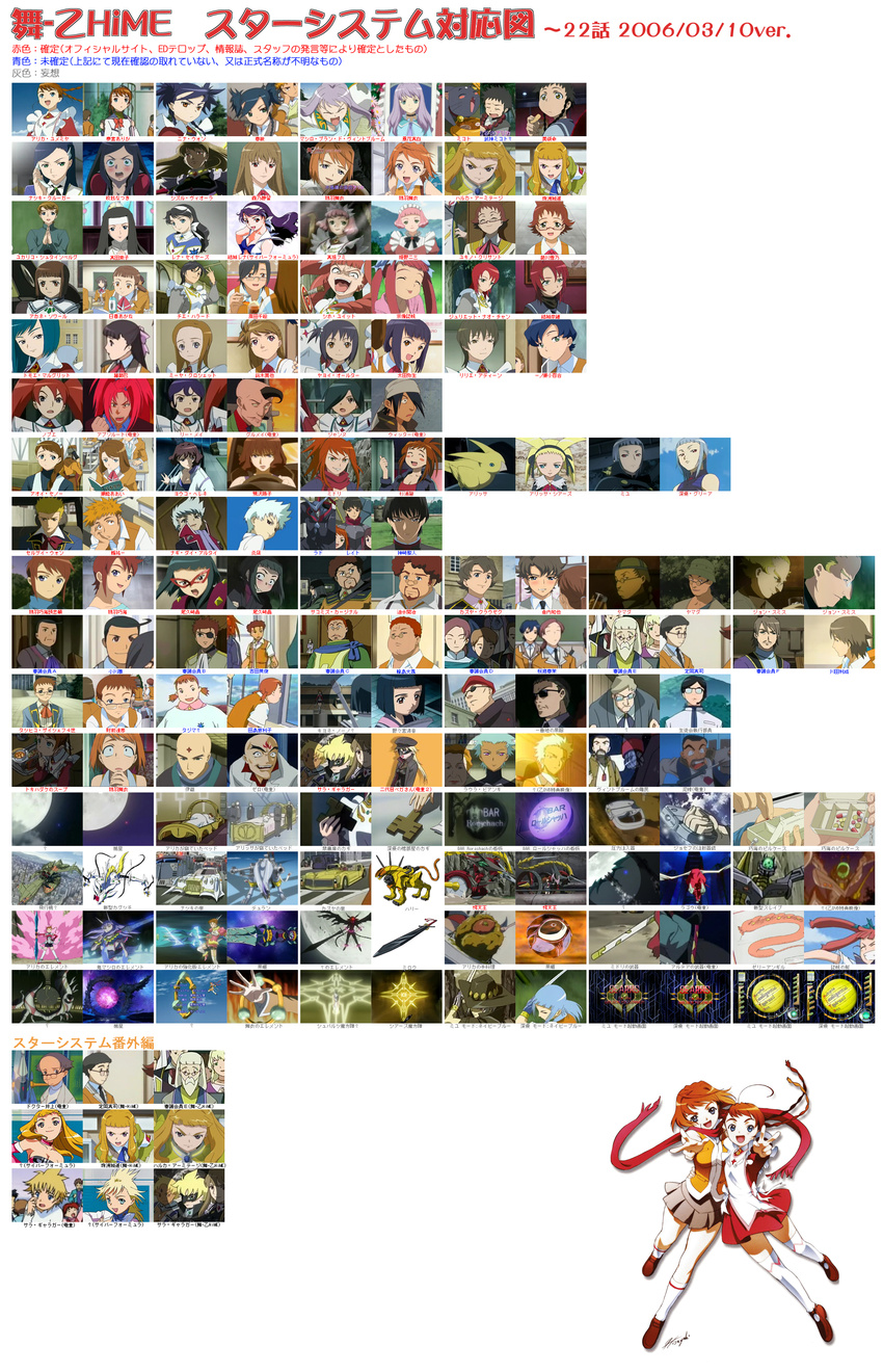 6+girls absurdres character_request collage comparison everyone future_gpx_cyber_formula highres hisayuki_hirokazu multiple_boys multiple_girls my-hime my-otome screencap