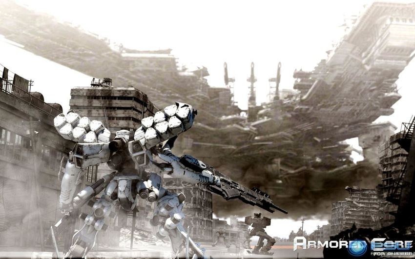 armored_core armored_core_for_answer gun mecha realistic weapon