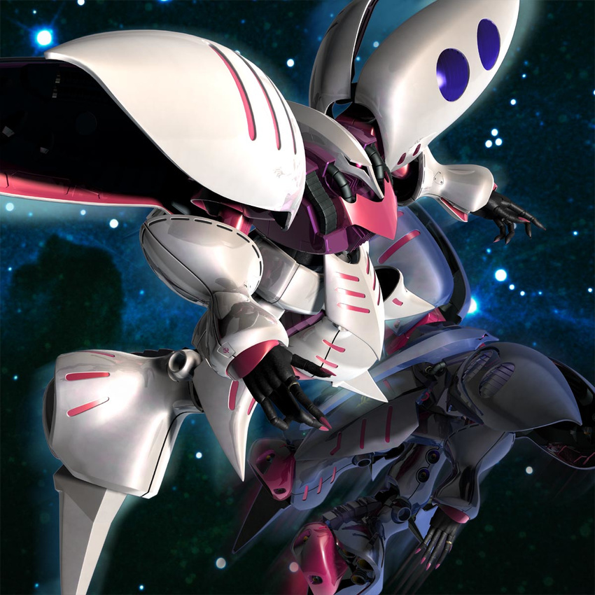 gundam gundam_zz highres mecha no_humans qubeley qubeley_mk_ii space