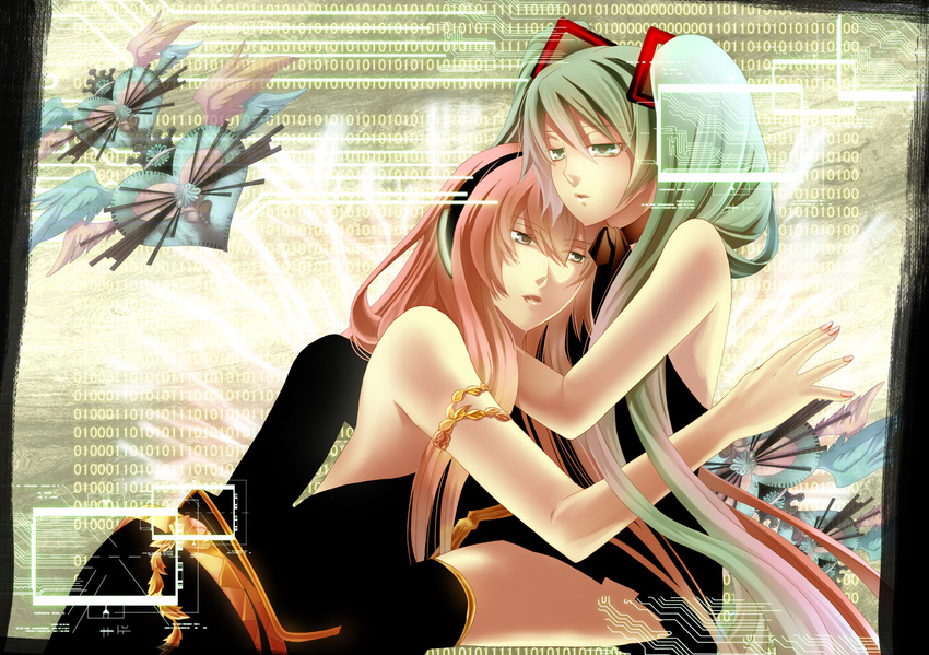 hatsune_miku megurine_luka tagme vocaloid