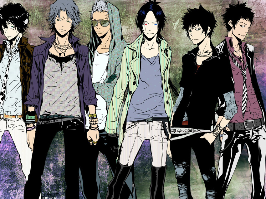 gokudera_hayato hibari_kyouya katekyou_hitman_reborn lambo rokudou_mukuro sasagawa_ryohei yamamoto_takeshi