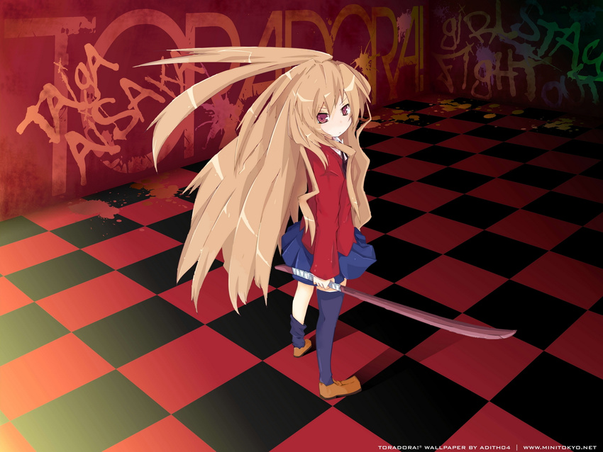 aisaka_taiga seifuku tagme toradora