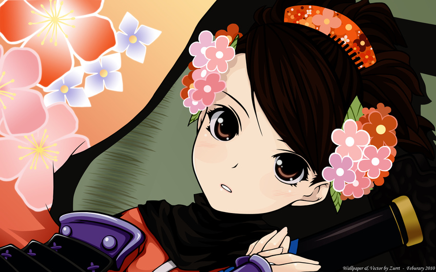 close momohime muramasa_oboro oboro_muramasa vector