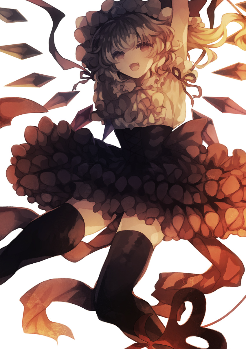 dress flandre_scarlet thighhighs touhou wiriam07