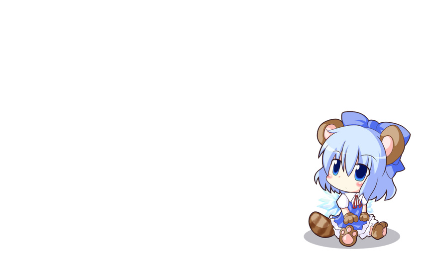 animal_ears chibi cirno r_pascal tail touhou