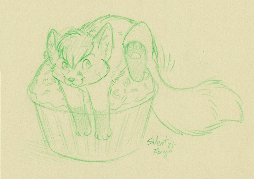canine cupcake feral fox lucifur male mammal non-anthro plain_background white_background