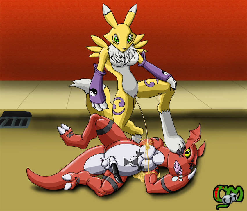 cobra_mcjingleballs digimon guilmon renamon tagme