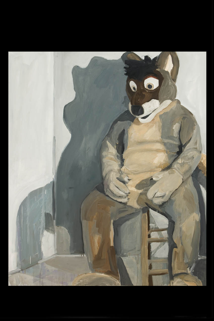 canine dingo dog fursuit hi_res jay_van_buren male mammal painting solo