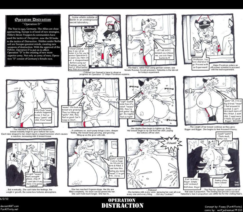 breast_enlargement breasts comic cum female german germany inflation injection lactating male milk nazi russian soviet stuck uniform wolfjedisamuel