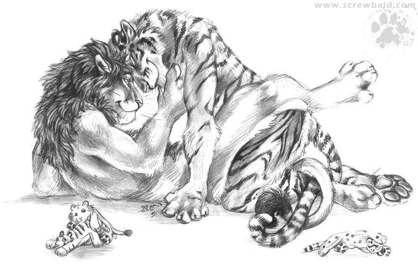 blotch feline gay lion male plushies tail tiger