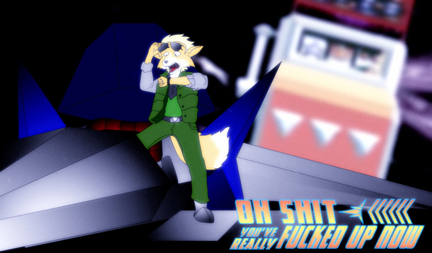 back_to_the_future canine crossover fox fox_mccloud fredryk_phox funny humor mammal marty_mcfly mccloud model_sheet movie nintendo out_of_this_dimension slot_machine snes star star_fox video_games