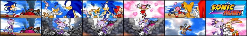 amy_rose blaze_the_cat cream_the_rabbit knuckles_the_echidna miles_prower photo_edition rouge_the_bat saga sega sonic sonic_the_hedgehog