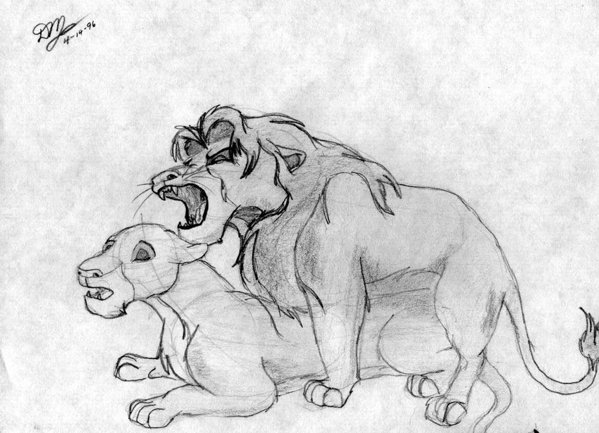 1996 disney doggy_position female feral male nala penetration roaring rule_34 simba straight the_lion_king unknown_artist
